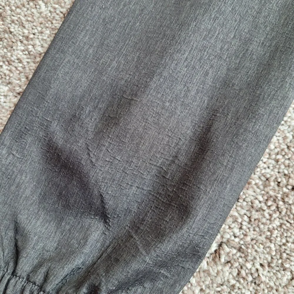 Nomad Jacket Mens Sz M Tech Fleece Lined Hooded Full Zip Snap Pockets Gray READ - Picture 3 of 15